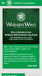 Mobile Screenshot of charity.celticfc.net